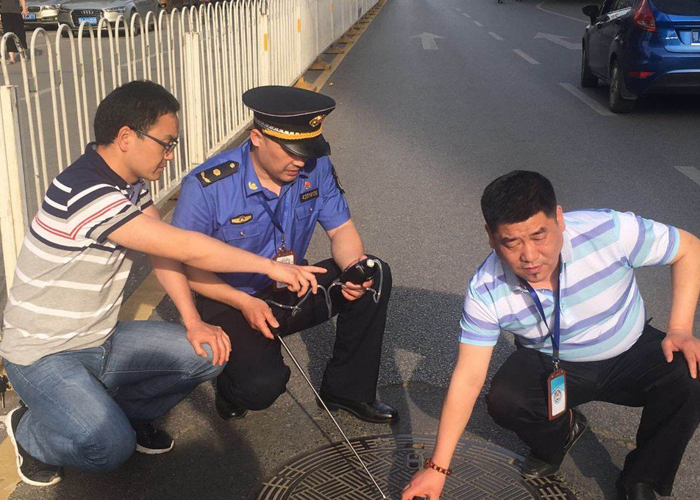 工業區下水道可燃性氣體排查